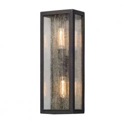 Dixon 2-Light Vintage Bronze Outdoor Wall Lantern Sconce by Troy Lighting