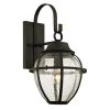 Bunker Hill 1-Light Vintage Bronze 18.25 in. H Outdoor Wall Lantern Sconce with Clear Seeded Glass by Troy Lighting -Troy Lighting Sales vintage bronze troy lighting outdoor sconces b6451 64 1000