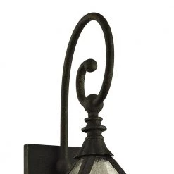 Geneva 4-Light Vintage Bronze 37.5 in. H Outdoor Wall Lantern Sconce with Clear Seeded Glass by Troy Lighting -Troy Lighting Sales vintage bronze troy lighting outdoor sconces b6473 c3 1000