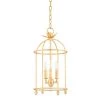 Brooks 3-Light Vintage Gold Leaf Lantern Pendant Light by Troy Lighting -Troy Lighting Sales vintage gold leaf troy lighting chandeliers f5712 vgl 64 1000