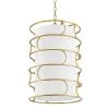 Reedley 4-Light Vintage Gold Leaf Chandelier/Pendant Design by Troy Lighting -Troy Lighting Sales vintage gold leaf troy lighting chandeliers f8118 vgl 64 1000