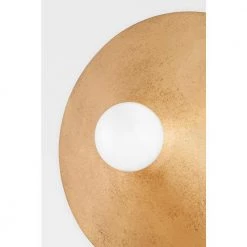 16.2 in. Vintage Gold Leaf Flush Mount by Troy Lighting -Troy Lighting Sales vintage gold leaf troy lighting flush mount lights c7841 vgl 4f 1000