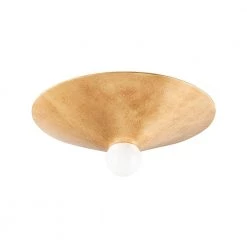 16.2 in. Vintage Gold Leaf Flush Mount by Troy Lighting