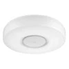 15 in. Adonis White Voice Control Selectable CCT LED Round Ceiling Light Flush Mount by EnviroLite -Troy Lighting Sales white envirolite flush mount lights ev1563rww 06 64 1000