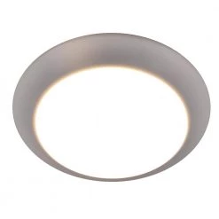 7 in. White Integrated LED Ceiling or Flush Mount Disk Light Trim, 2700K by EnviroLite -Troy Lighting Sales white envirolite flush mount lights evdk690dwh27 4f 1000