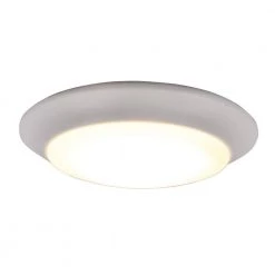 7.5 in. White Integrated 3000K CCT LED Ceiling Light Flush Mount (6-Pack) by EnviroLite 12 7.5 in. White Integrated 3000K CCT LED Ceiling Light Flush Mount (6-Pack) by EnviroLite -Troy Lighting Sales white envirolite flush mount lights evdk690dwh30 6 a0 1000