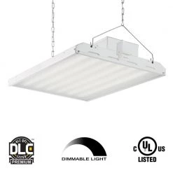 2 ft. Linear Integrated LED White High Bay Light with Microwave Occupancy Sensor, 5000K by EnviroLite -Troy Lighting Sales white envirolite high bay lights hb2b18dmdp50s 66 1000