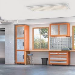 4 ft. 6-Light T8 LED White High Bay Light, 4000K by EnviroLite -Troy Lighting Sales white envirolite high bay lights hba6t3540 77 1000