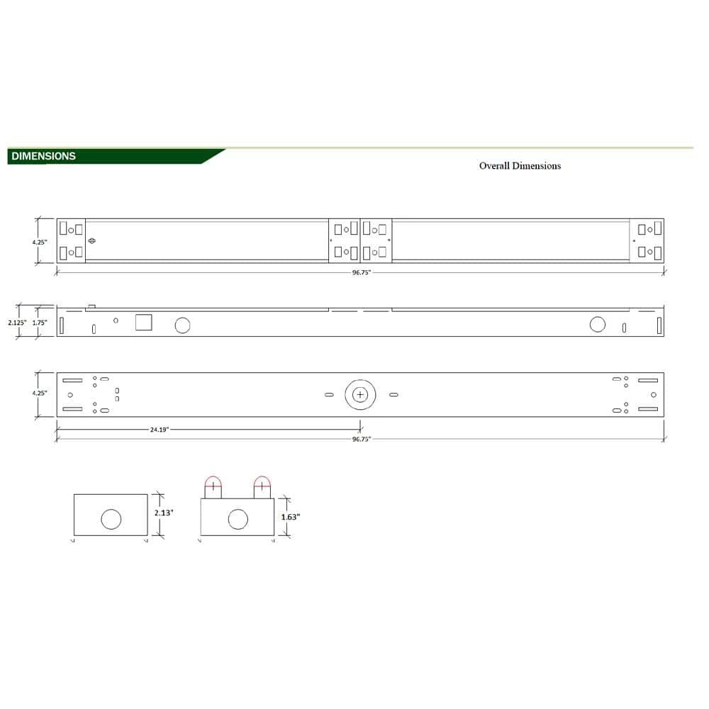 8 ft. T8 LED White Strip Light Fixture with Battery Backup, 5000K by EnviroLite 5 8 ft. T8 LED White Strip Light Fixture with Battery Backup, 5000K by EnviroLite - Image 3