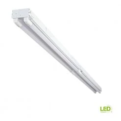 8 ft. T8 LED White Strip Light Fixture with Battery Backup, 5000K by EnviroLite