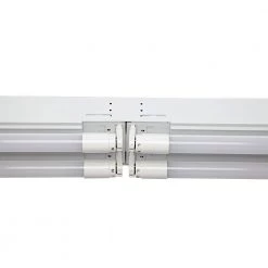 8 ft. T8 LED White Strip Light Fixture with Battery Backup, 5000K by EnviroLite 15 8 ft. T8 LED White Strip Light Fixture with Battery Backup, 5000K by EnviroLite -Troy Lighting Sales white envirolite strip light fixtures st704t1850b 66 1000