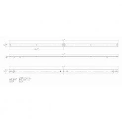 8 ft. 56-Watt T8 LED Tube White Strip Light Fixture, 5000K, 7200 Lumen by EnviroLite -Troy Lighting Sales white envirolite strip light fixtures st804t81850 1f 1000