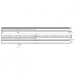 8 ft. Integrated LED White Strip Light Fixture, 4000K by EnviroLite -Troy Lighting Sales white envirolite strip light fixtures st8l74dmd40 77 1000