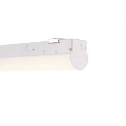 90-Watt Equivalent 8 ft. Integrated LED Linear White Strip Light with Selectable CCT/Wattage/Lumen and 0-10-Volt Dimming by EnviroLite -Troy Lighting Sales white envirolite strip light fixtures st8lswdmdsc c3 1000