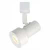 Small 1-Light Solid White Step Cylinder Integrated LED Track Lighting Head by EnviroLite -Troy Lighting Sales white envirolite track lighting heads evt1030d3a 06 64 1000