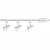3.5 ft. Solid White Integrated LED Track Lighting Kit with 3-Small Step Cylinder LED Track Lights by EnviroLite -Troy Lighting Sales white envirolite track lighting kits evt1042d3a 06 64 1000