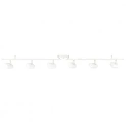 4.33 ft. 6-Light White integrated LED Track Lighting Kit with Adjustable Bar and 6-Rotating Track Heads by EnviroLite 12 4.33 ft. 6-Light White integrated LED Track Lighting Kit with Adjustable Bar and 6-Rotating Track Heads by EnviroLite -Troy Lighting Sales white envirolite track lighting kits evt61048d3 06 1d 1000