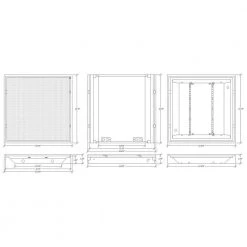 2 ft. x 2 ft. 96-Watt Equivalent Integrated LED White Troffer, 4000K by EnviroLite -Troy Lighting Sales white envirolite troffers evtr22bl20pd 77 1000