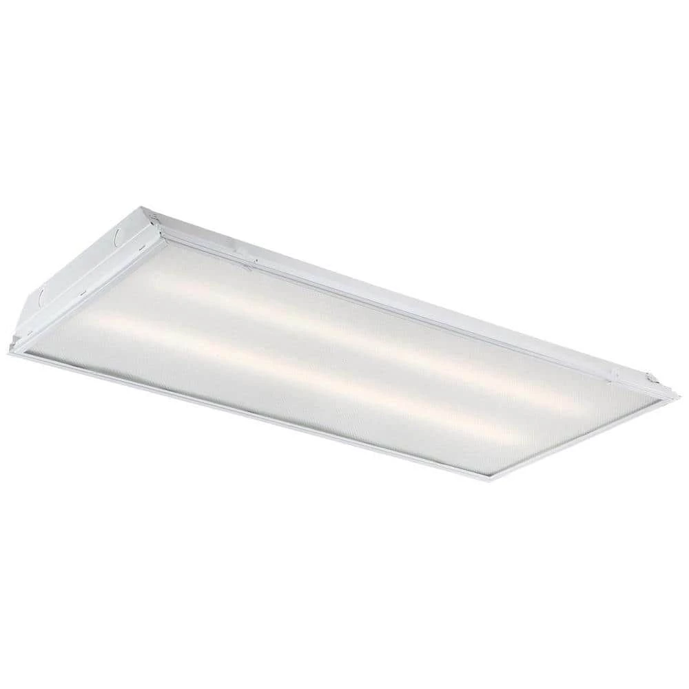 2 ft. x 4 ft. 192-Watt Equivalent Integrated LED White Troffer, 4000K by EnviroLite 3 2 ft. x 4 ft. 192-Watt Equivalent Integrated LED White Troffer, 4000K by EnviroLite