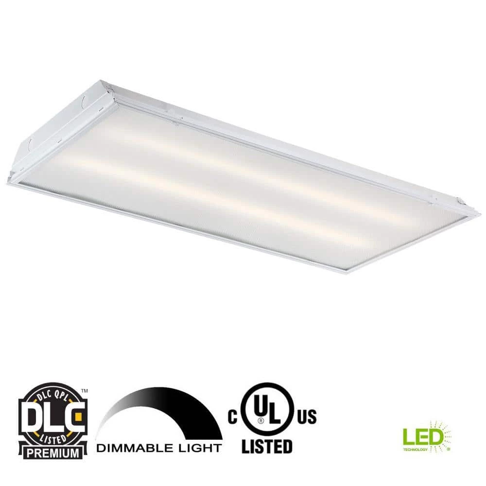 2 ft. x 4 ft. 192-Watt Equivalent Integrated LED White Troffer, 4000K by EnviroLite 8 2 ft. x 4 ft. 192-Watt Equivalent Integrated LED White Troffer, 4000K by EnviroLite - Image 6