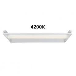 2 ft. x 4 ft. Smart 128-Watt Equivalent Integrated LED White Troffer, Tunable 2700K to 6400K by EnviroLite -Troy Lighting Sales white envirolite troffers evtr24di48dtwp fa 1000