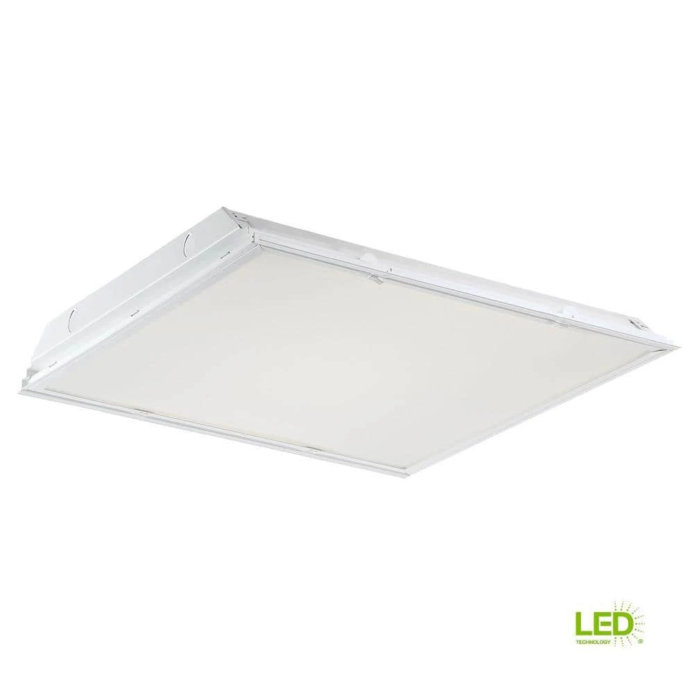 2 ft. x 2 ft. 64-Watt Equivalent Integrated LED White Troffer, 4000K by EnviroLite 7 2 ft. x 2 ft. 64-Watt Equivalent Integrated LED White Troffer, 4000K by EnviroLite - Image 5