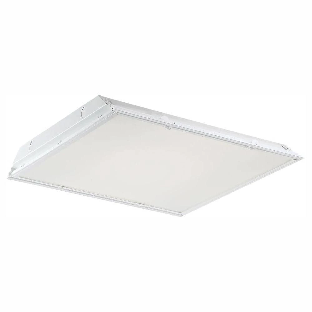 2 ft. x 2 ft. 64-Watt Equivalent Integrated LED White Troffer, 4000K by EnviroLite 3 2 ft. x 2 ft. 64-Watt Equivalent Integrated LED White Troffer, 4000K by EnviroLite
