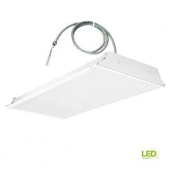 2 ft. x 4 ft. Integrated LED White Troffer with 6 ft. Whip, 4000K by EnviroLite -Troy Lighting Sales white envirolite troffers tr24bl40wdf c3 1000