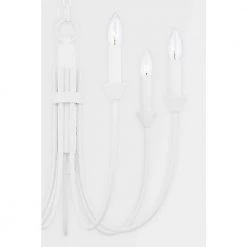 Cate 7-Light White Chandelier by Troy Lighting -Troy Lighting Sales white troy lighting chandeliers f1007 gsw 4f 1000